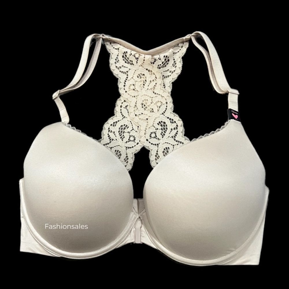Victoria’s Secret Supersoft Body Perfect Shape Padded Racerback bra Cream